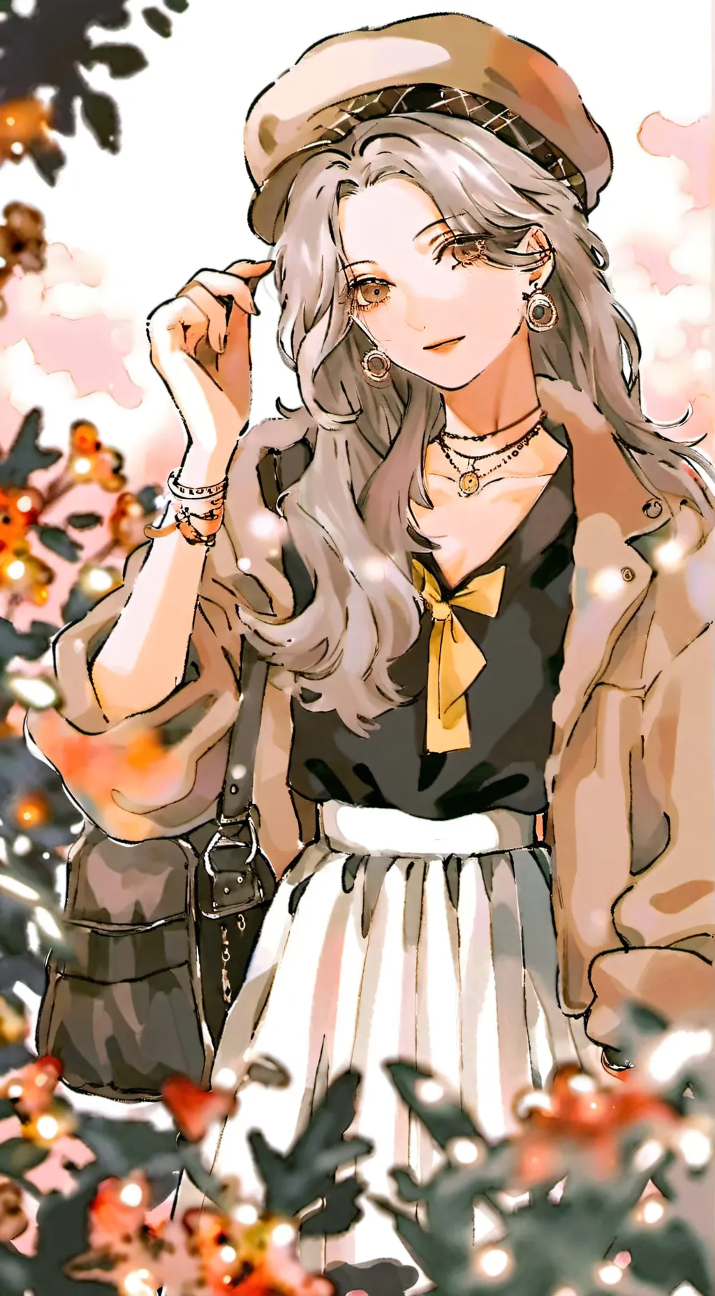 ai character: Rose background