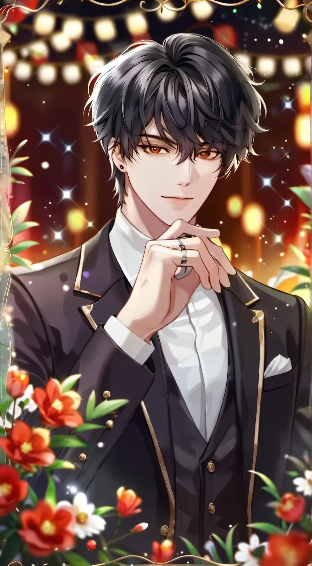 ai character: James Martin  background