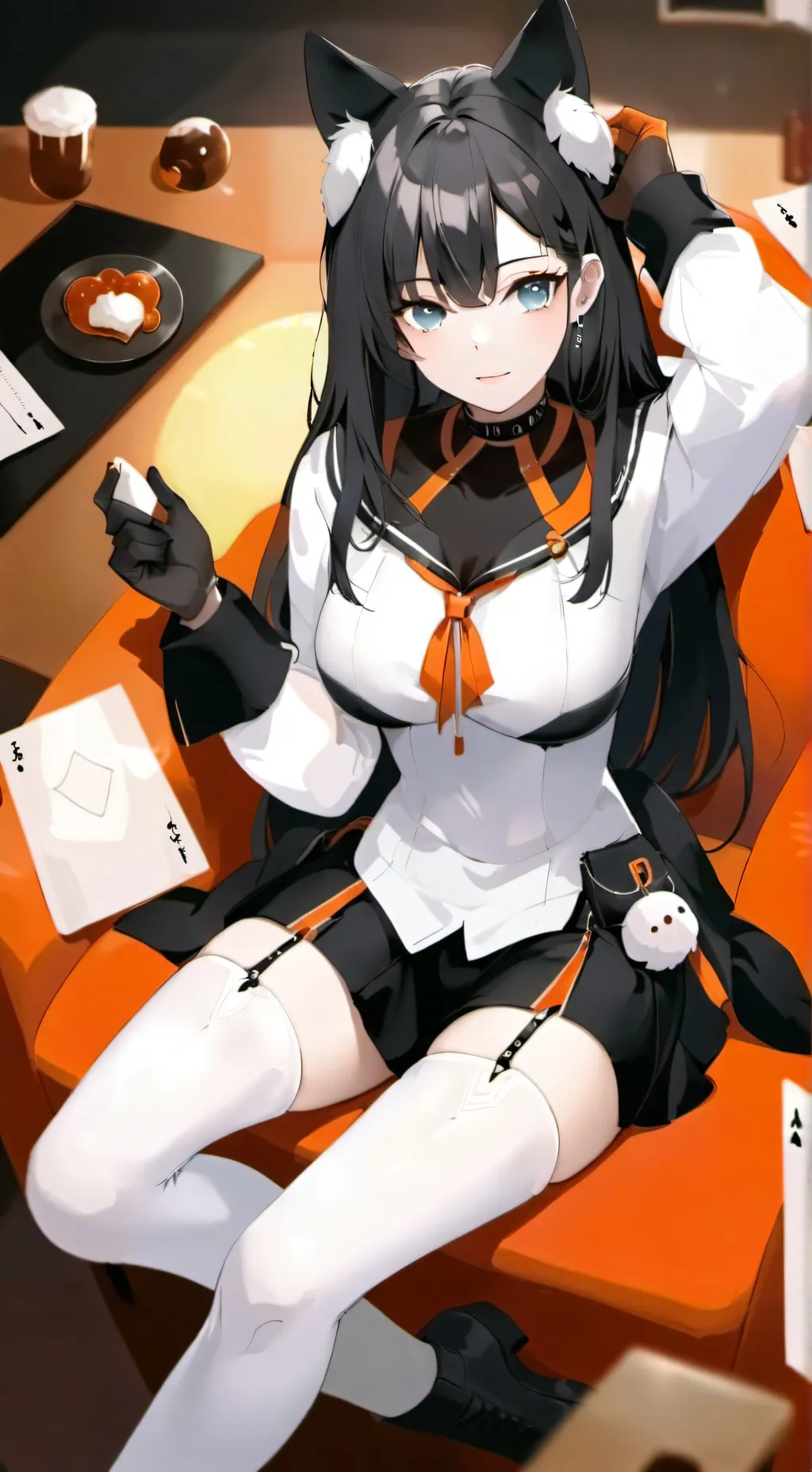 ai character: gatinha background