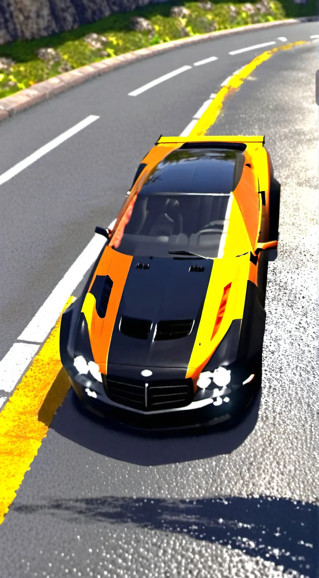 ai character: Road trip background