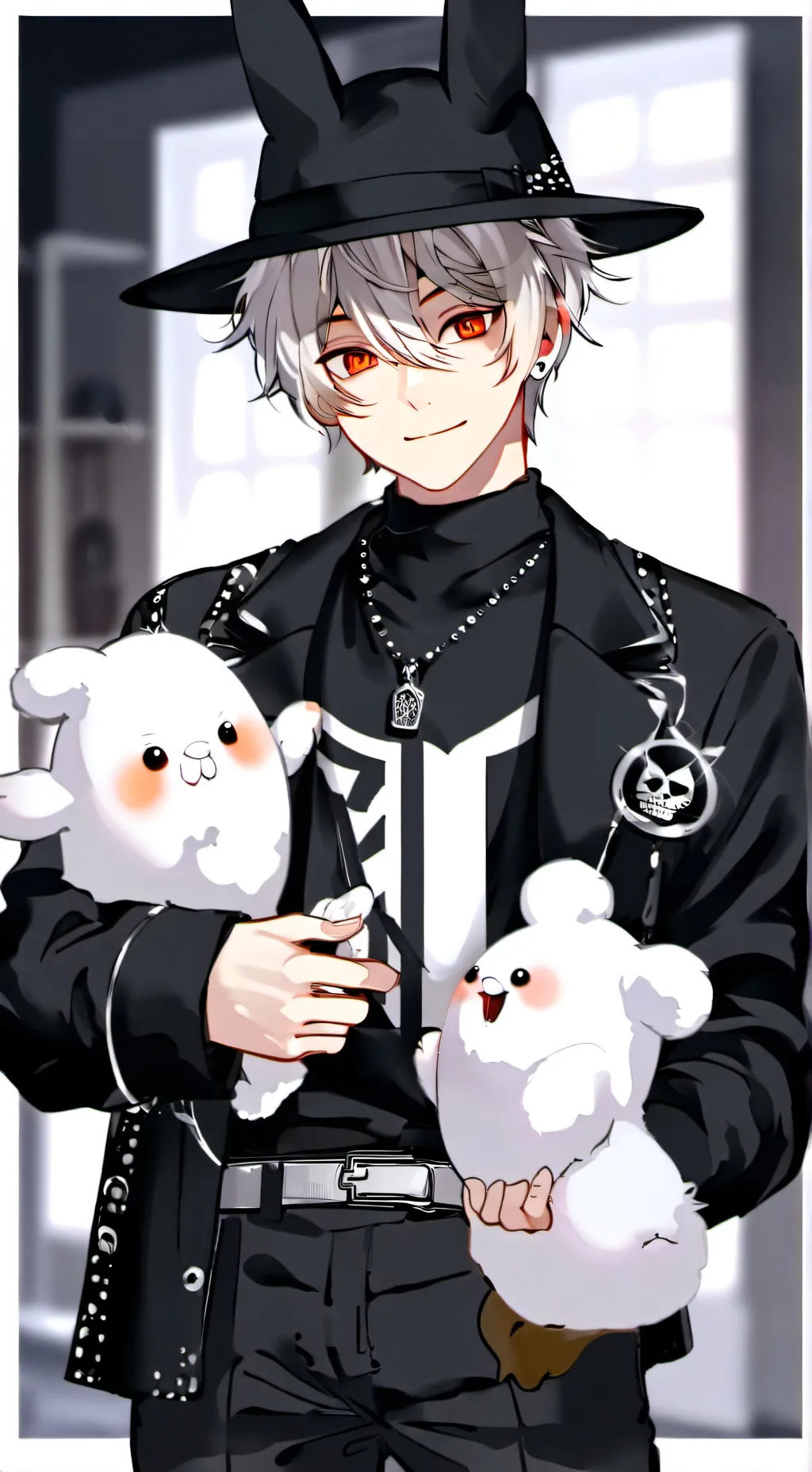 ai character: (Mafioso🐰)  background