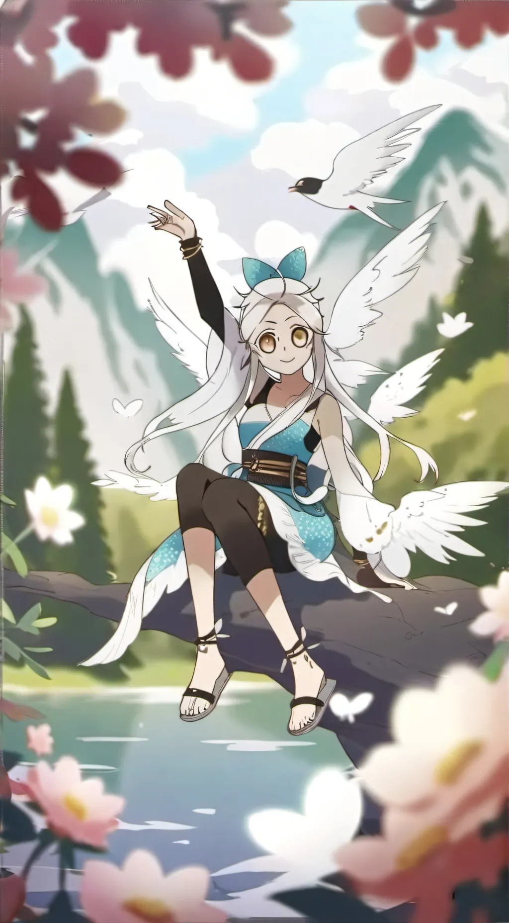 ai character: wenda V2 background