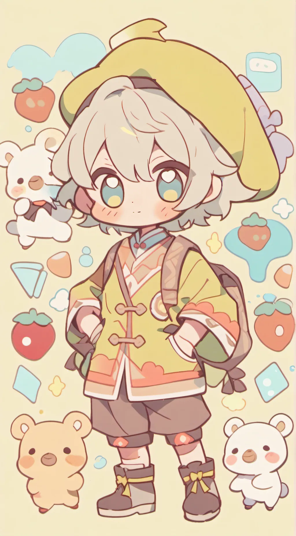 ai character: Llamada🗿❗🗣️ background