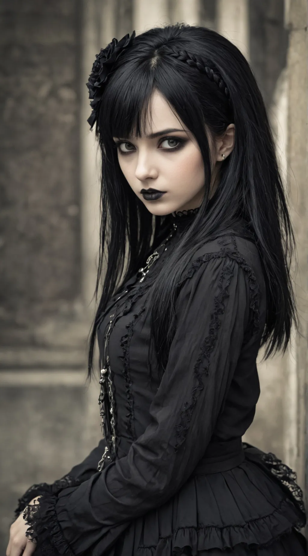 ai character: Amber+Husk background