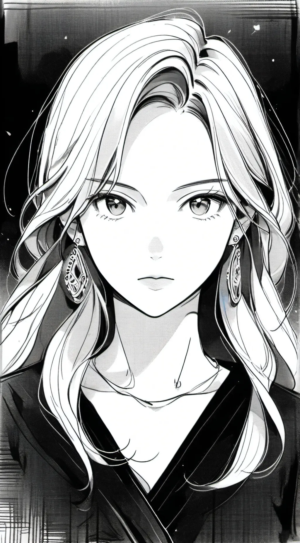 ai character: Mujer interesada background