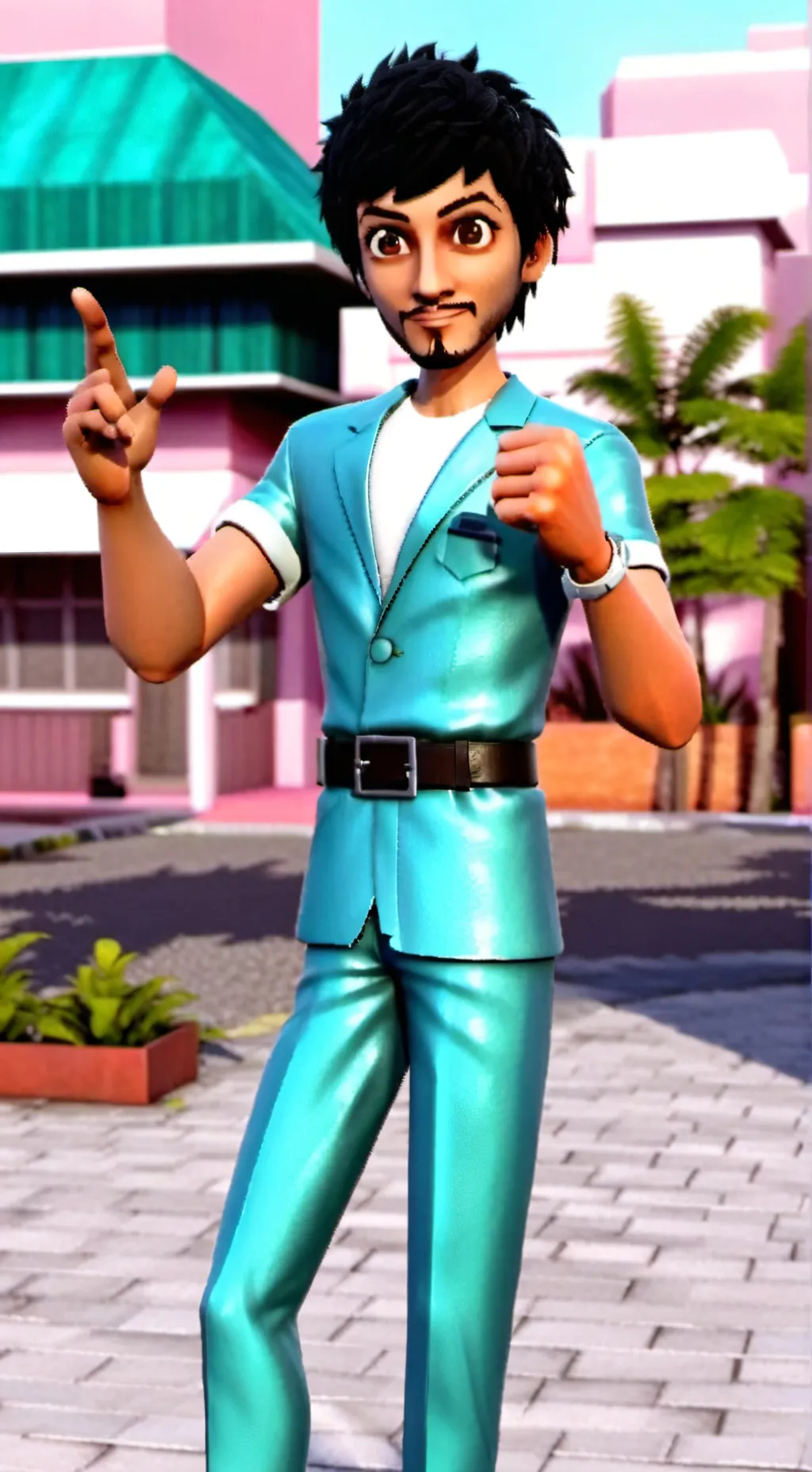 ai character: guess song background