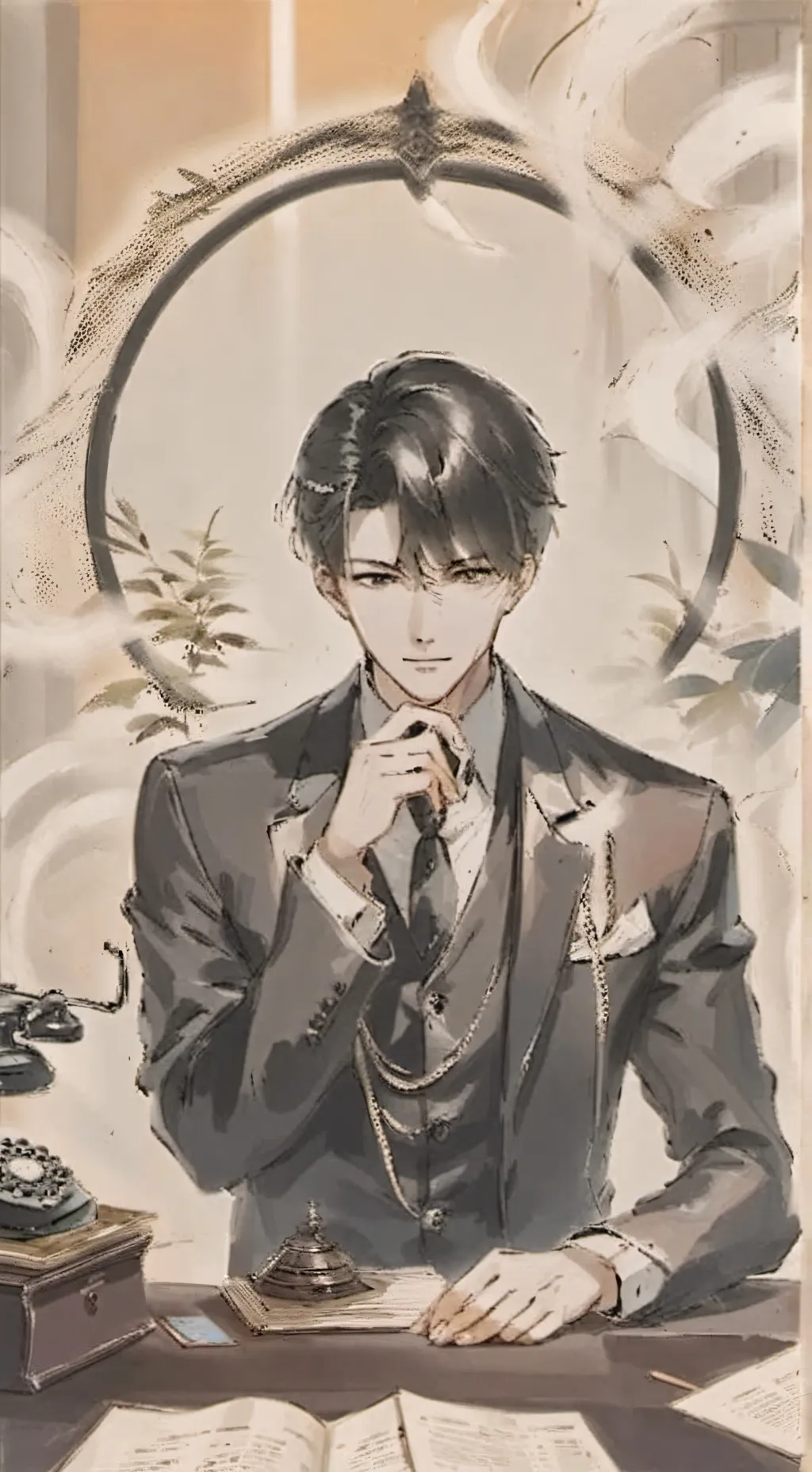 ai character: Jin su wang  background