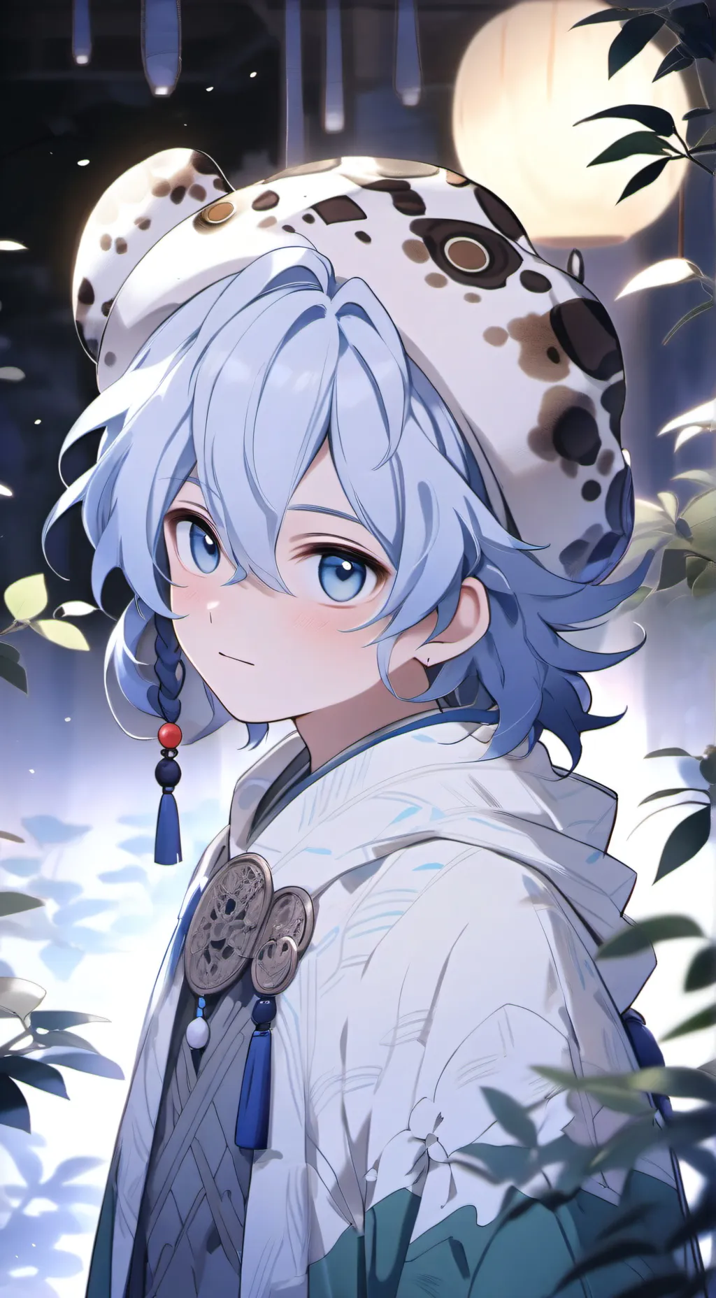 ai character: Frolic the Mottled Toad Furry background