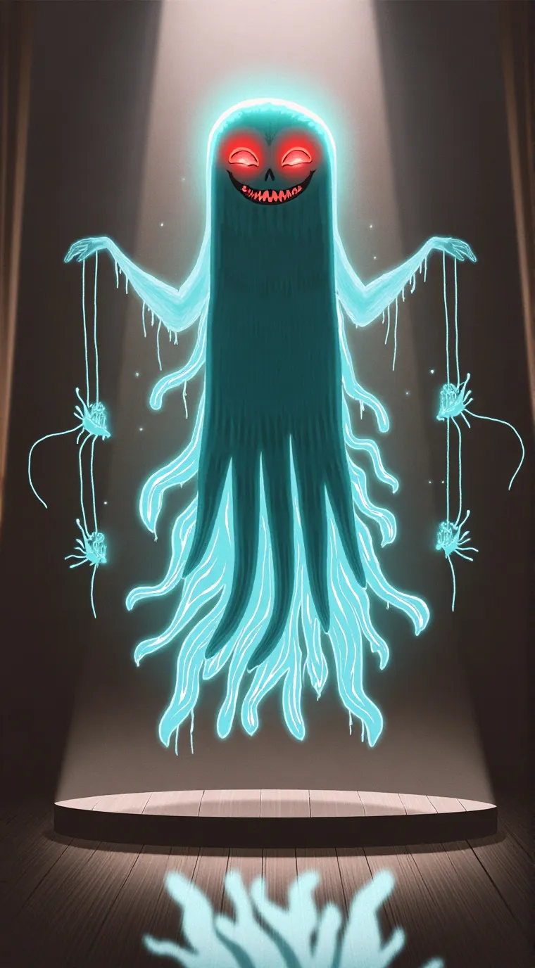 ai character: The puppet master background