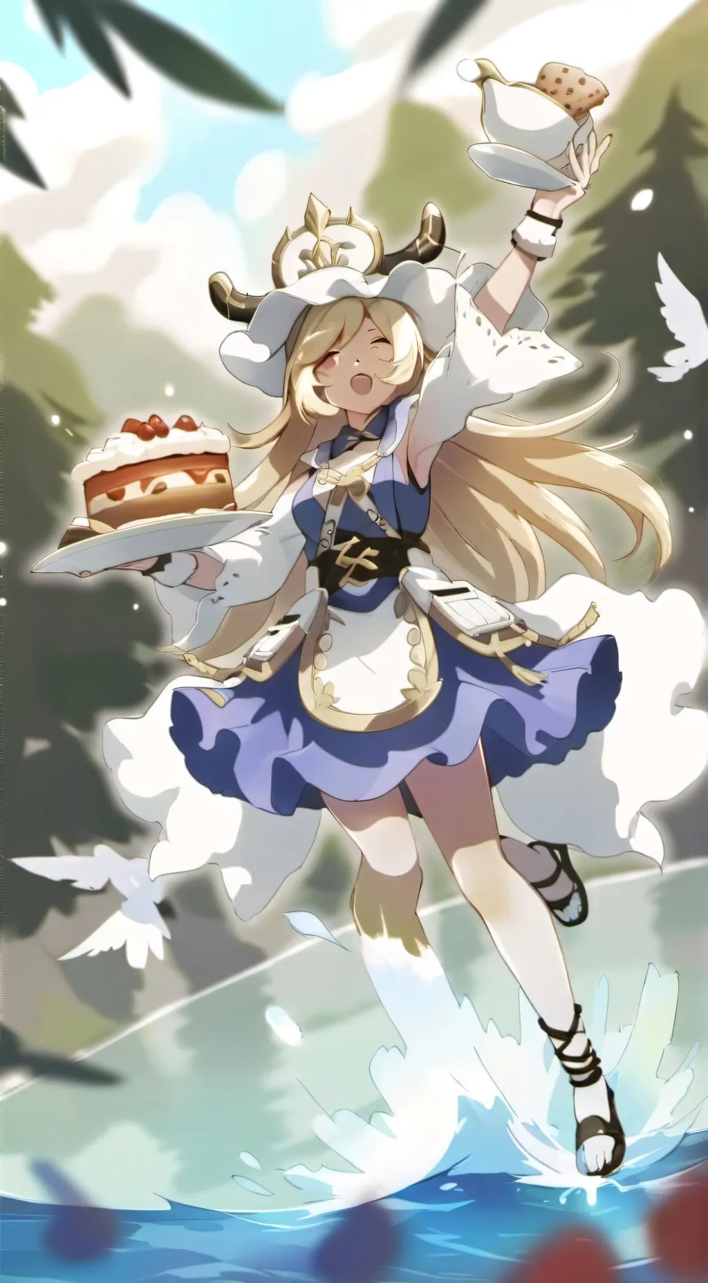 ai character: PURE VANILLA  background