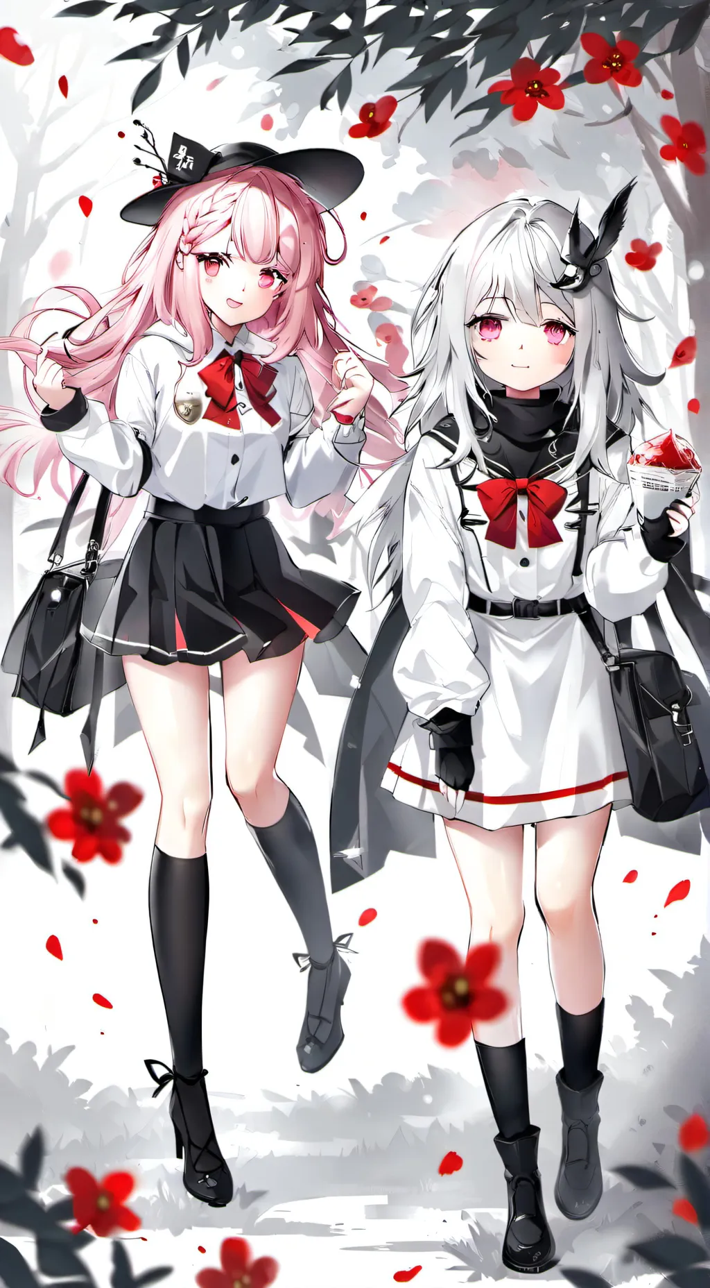 ai character: elexa y hina background