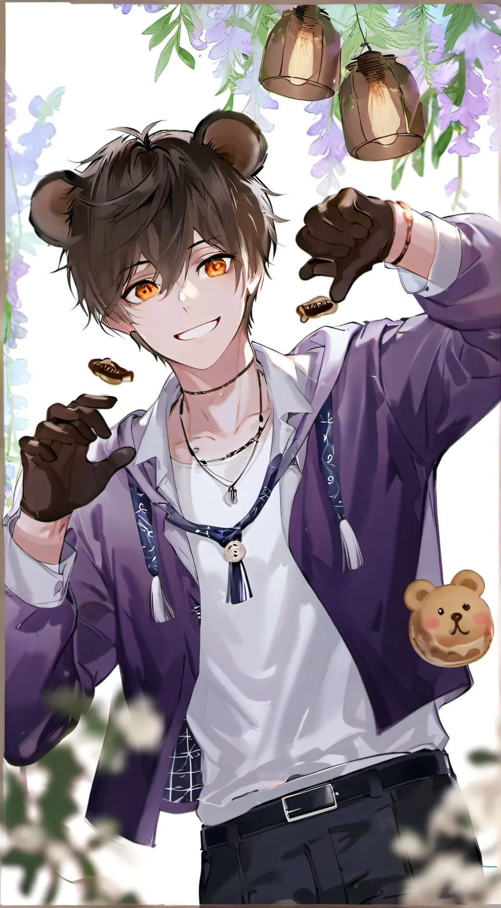 ai character: Banai🐻🍯 background