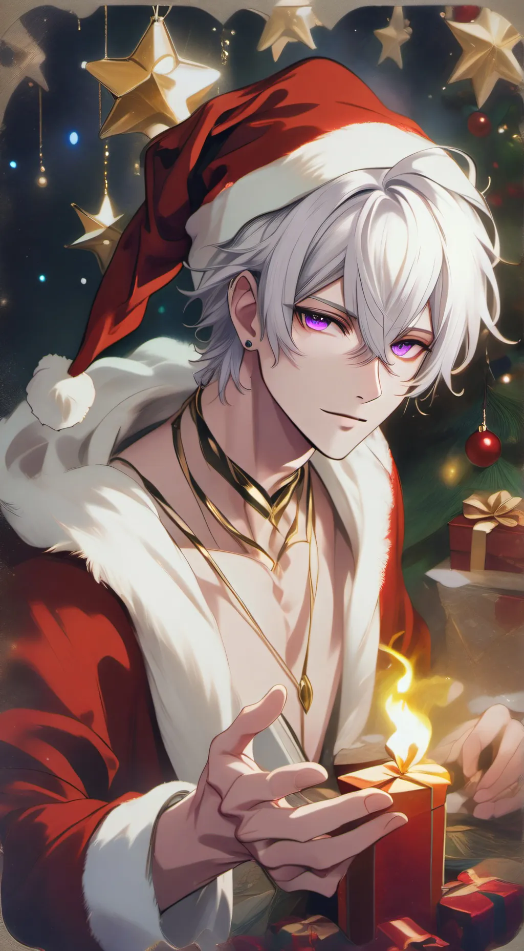 ai character: Santa Clouse 🎄 background