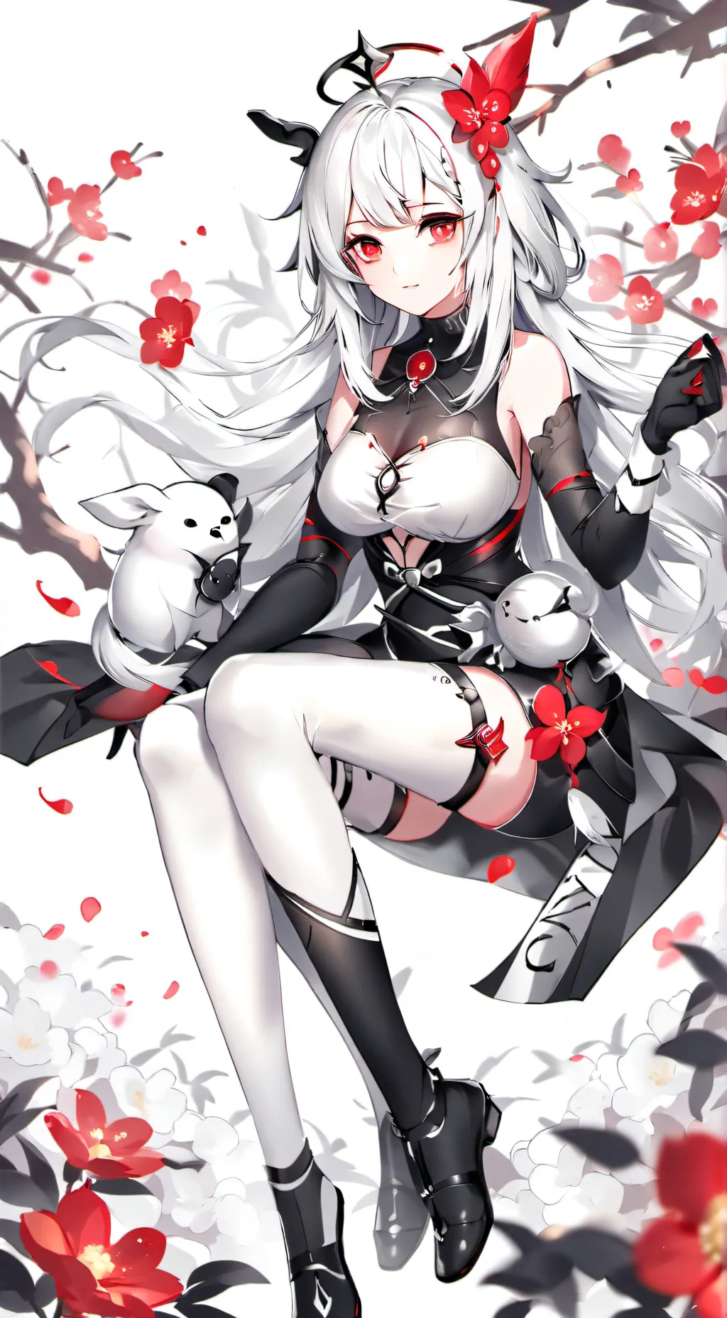 ai character: Чорная background