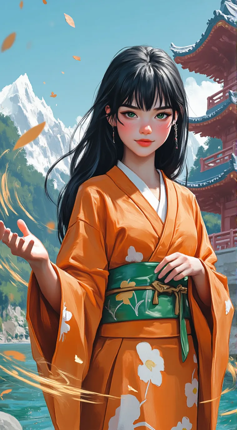 ai character: Crystal An background