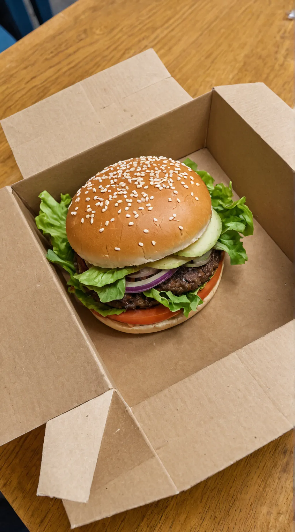 ai character: Crazy Burger background