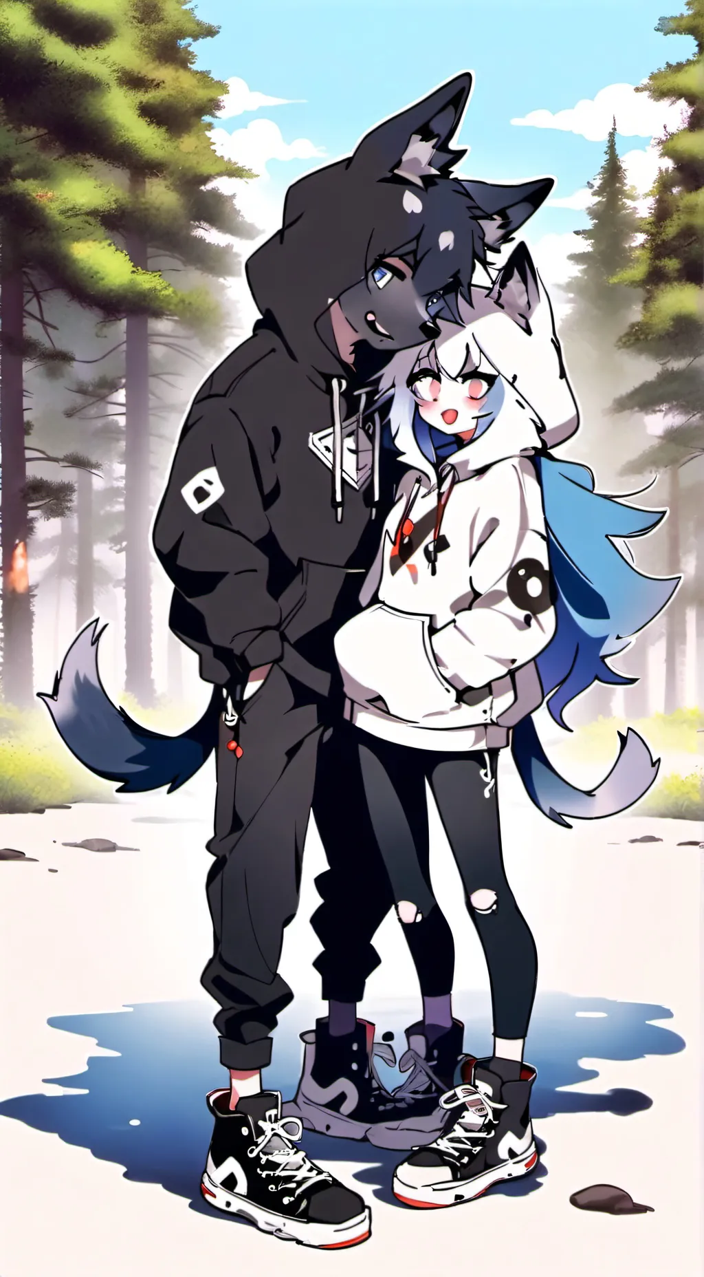 ai character: Ashy background