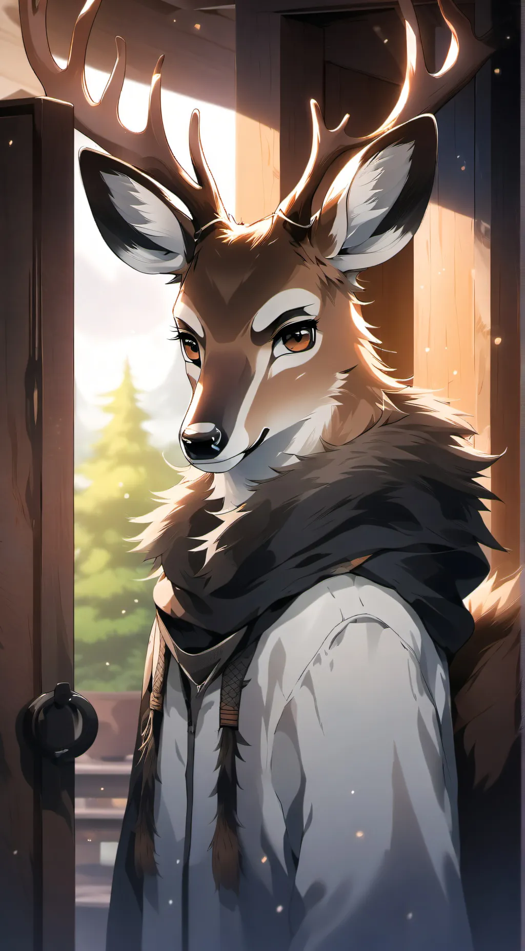 ai character: lucifer the deer background