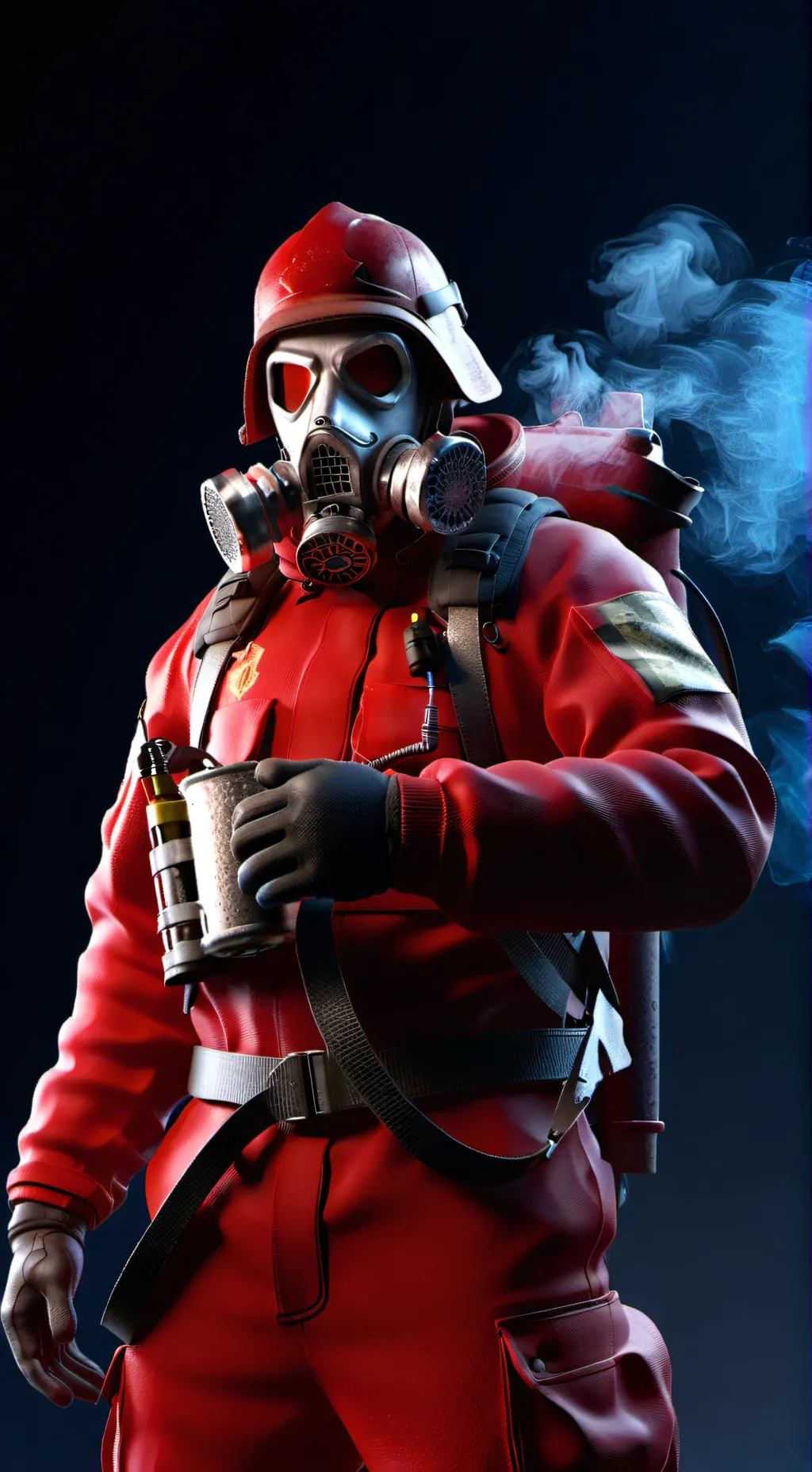 ai character: Pyro background