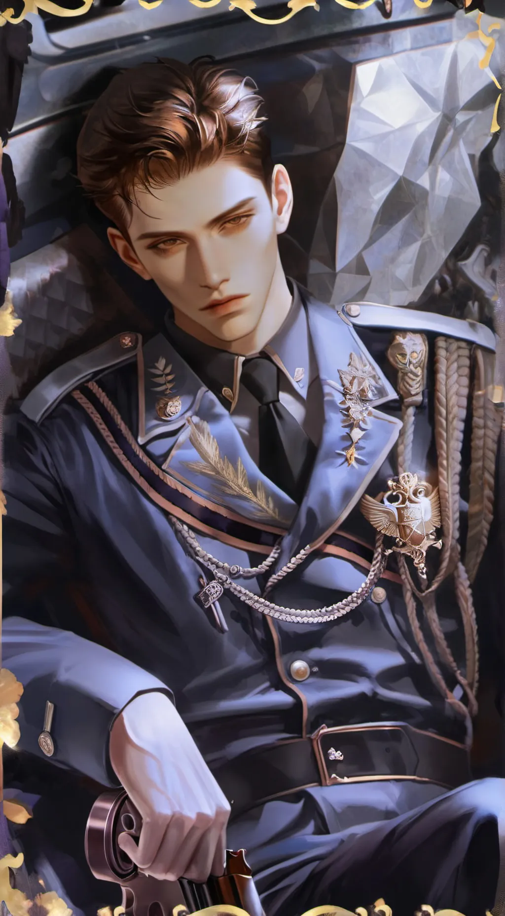 ai character: William Weston  background