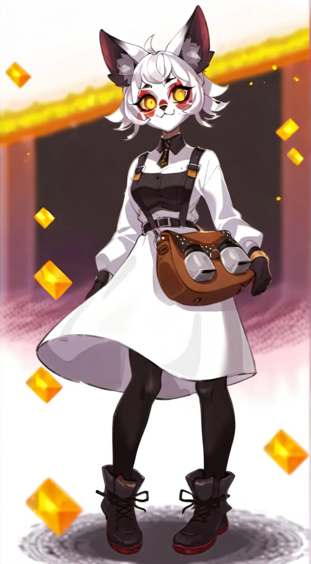 ai character: lolbit  background