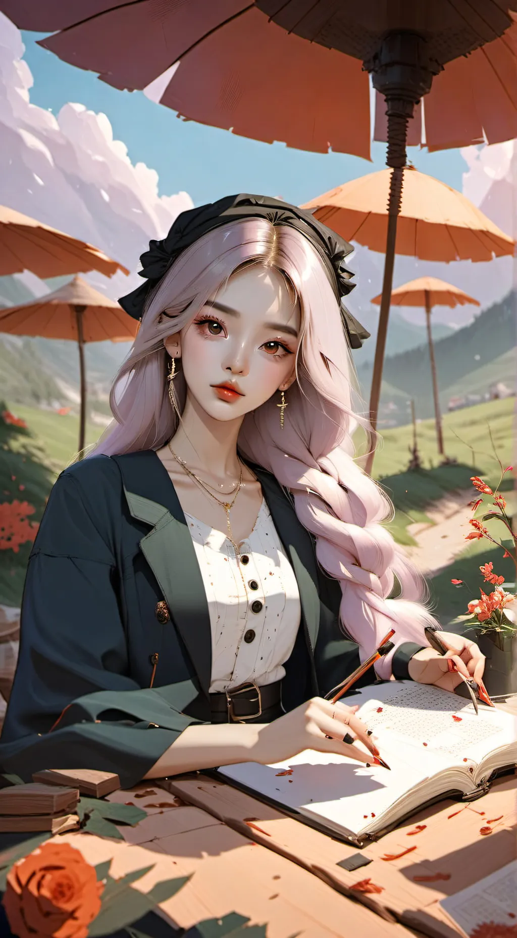 ai character: Mina background