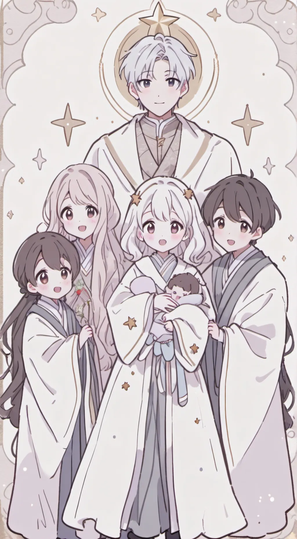 ai character: The starlights background