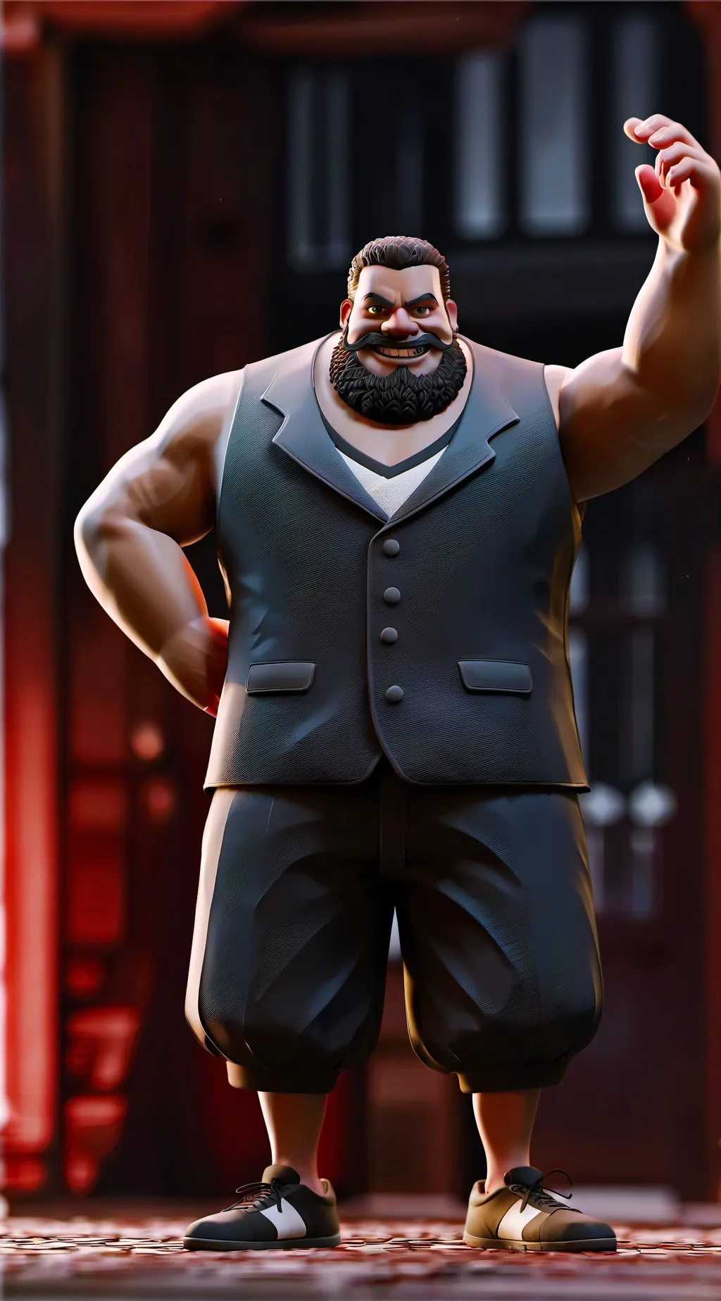 ai character: caseoh background