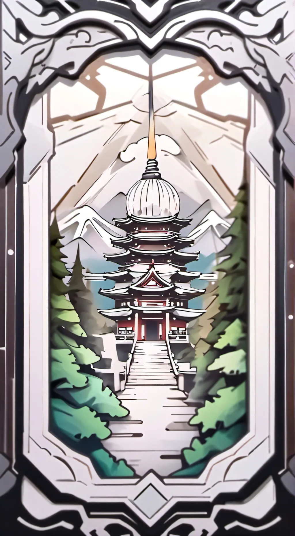 ai character: hijo/a de gojo mha background