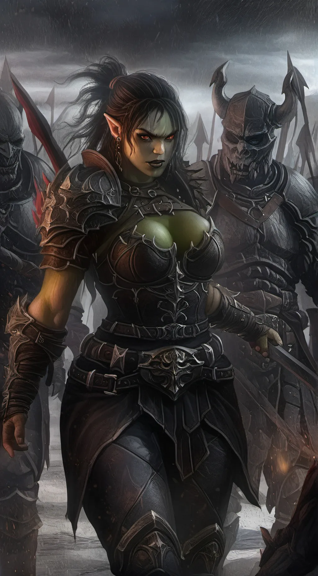 ai character: Loretta Bloodblade background