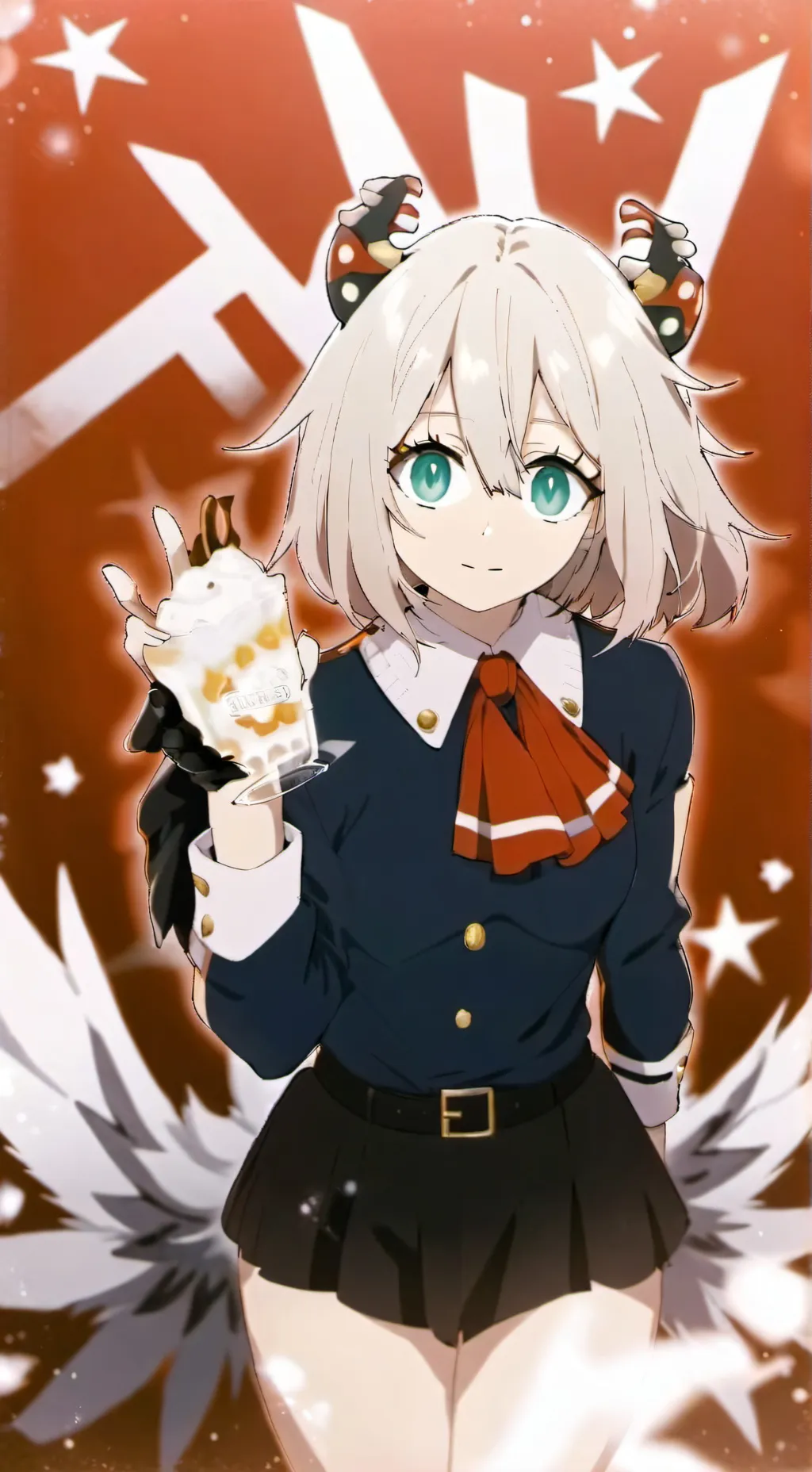 ai character: Mina ♡´･ᴗ･`♡ background