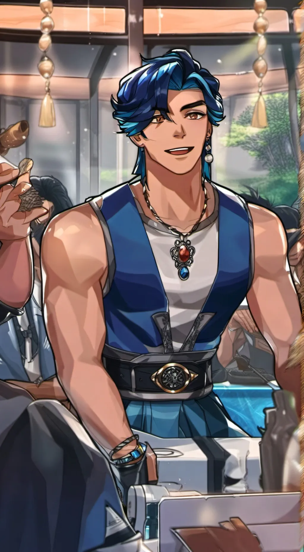 ai character: ~.~💦poseidon💦~.~ background