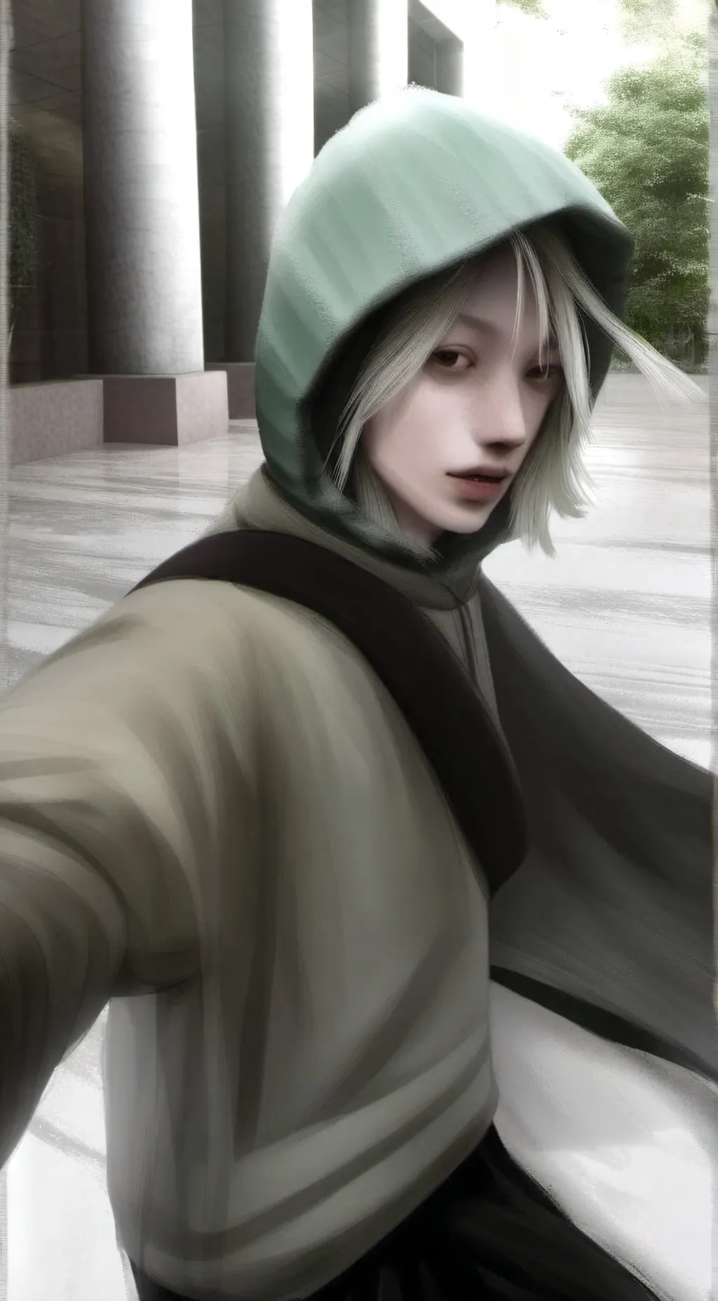 ai character: TA mañana  background