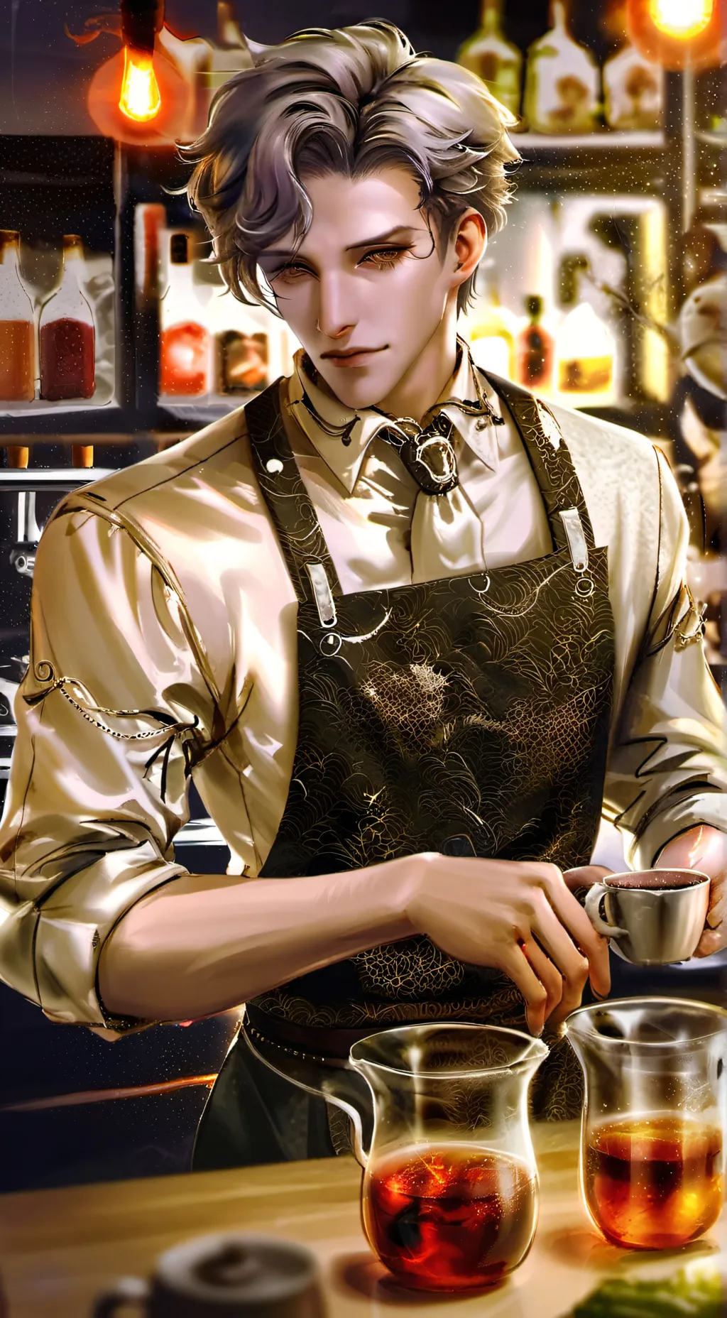 ai character: Lucas  background