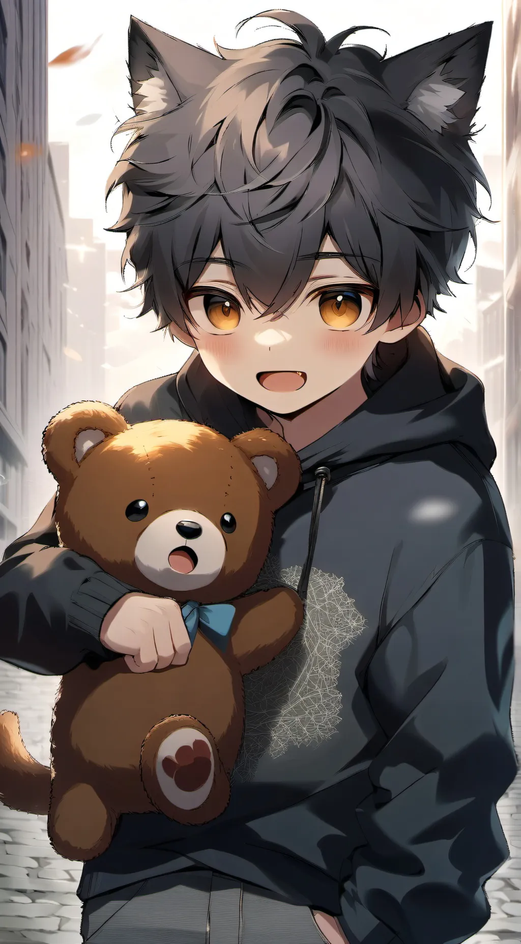 ai character: Mewku background