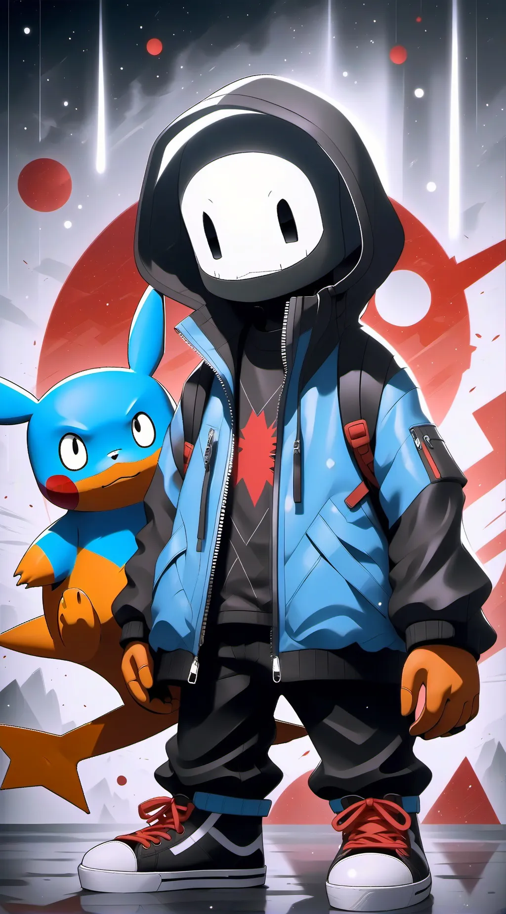 ai character: HH heaven meeting background