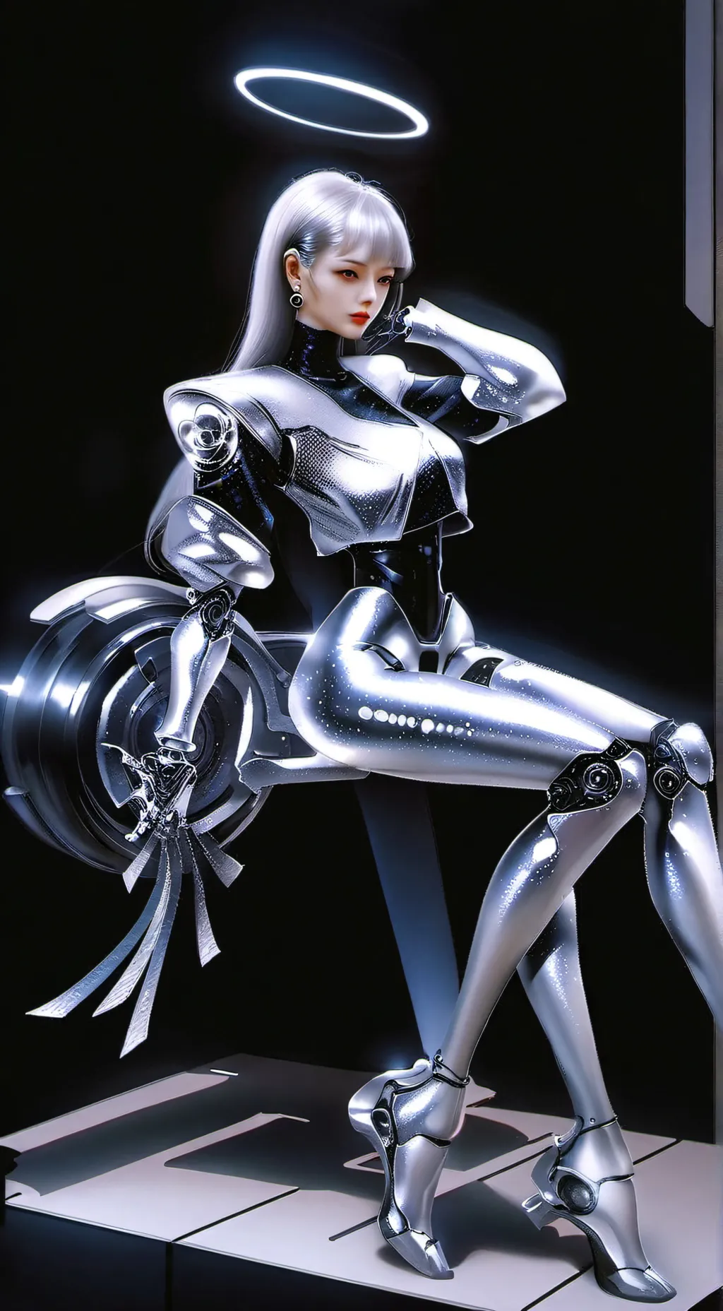 ai character: girl infection background