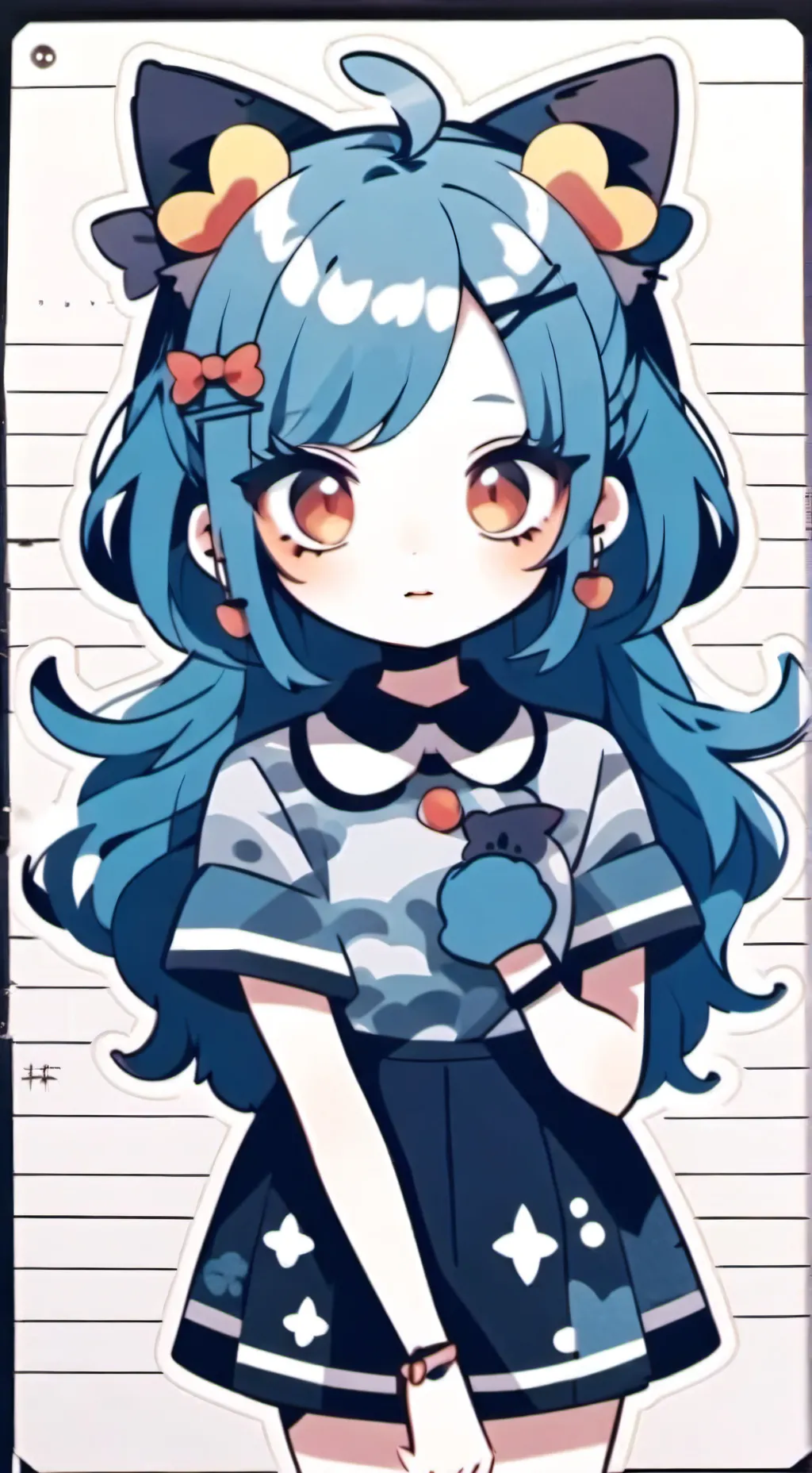 ai character: Миля background