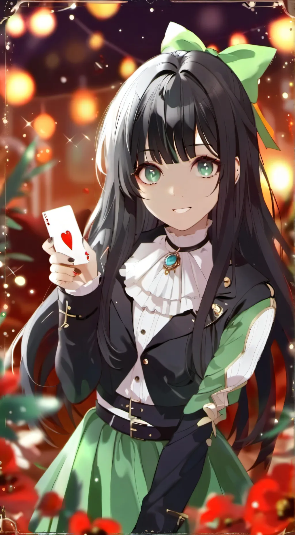 ai character: Pamela  background