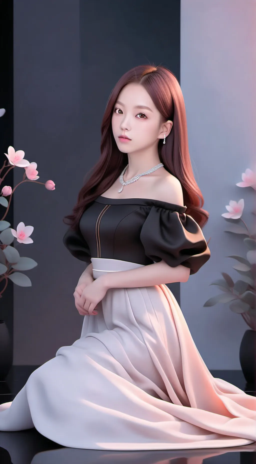 ai character: rosé  background