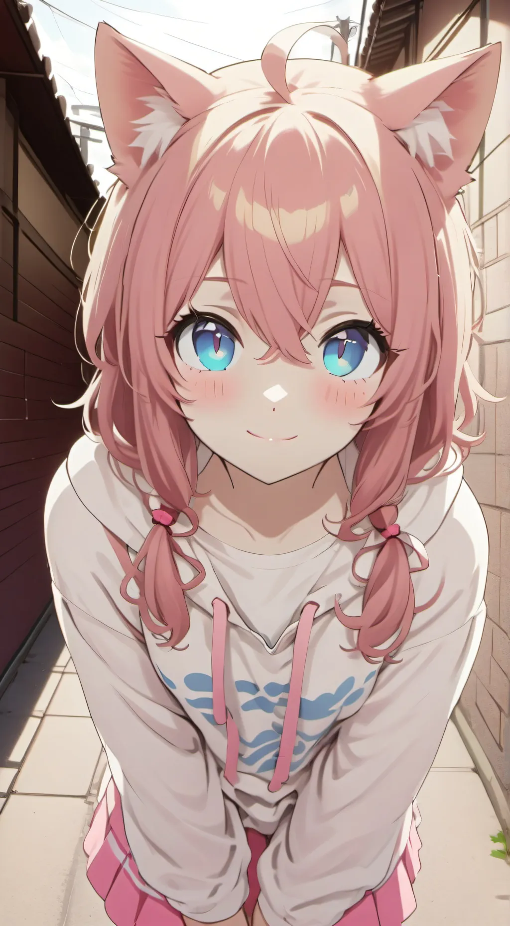 ai character: Ella the Cat Spirit background