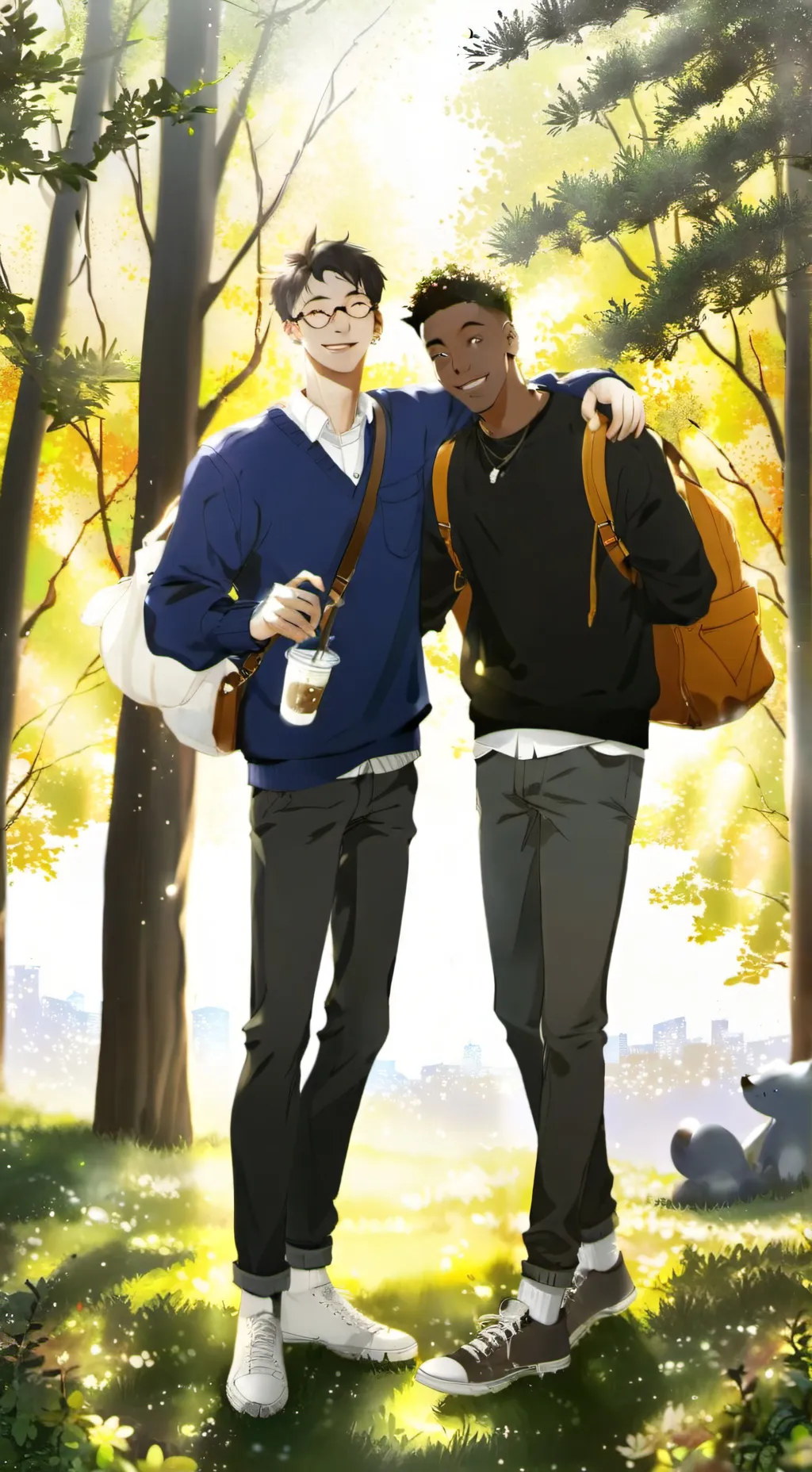 ai character: Mark and Jacob background