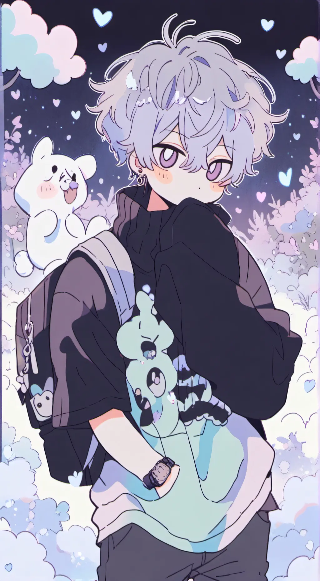 ai character: Eddsworld love u background