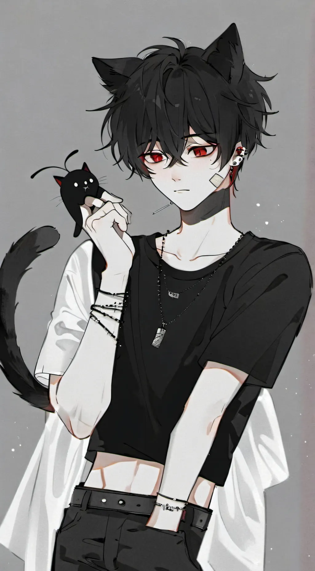 ai character: Kätzchen(kai)🖤 background