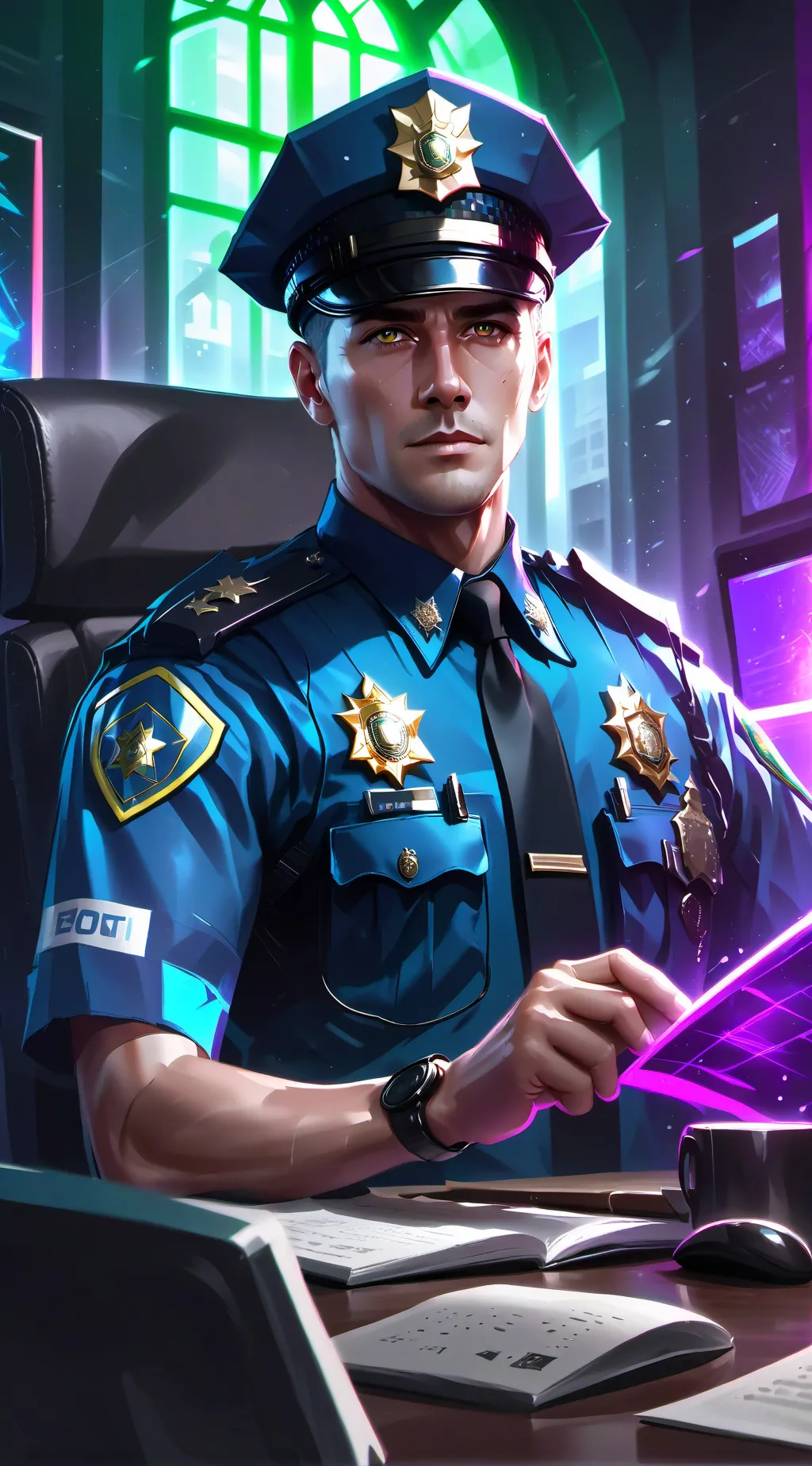 ai character: ￼ scammer background