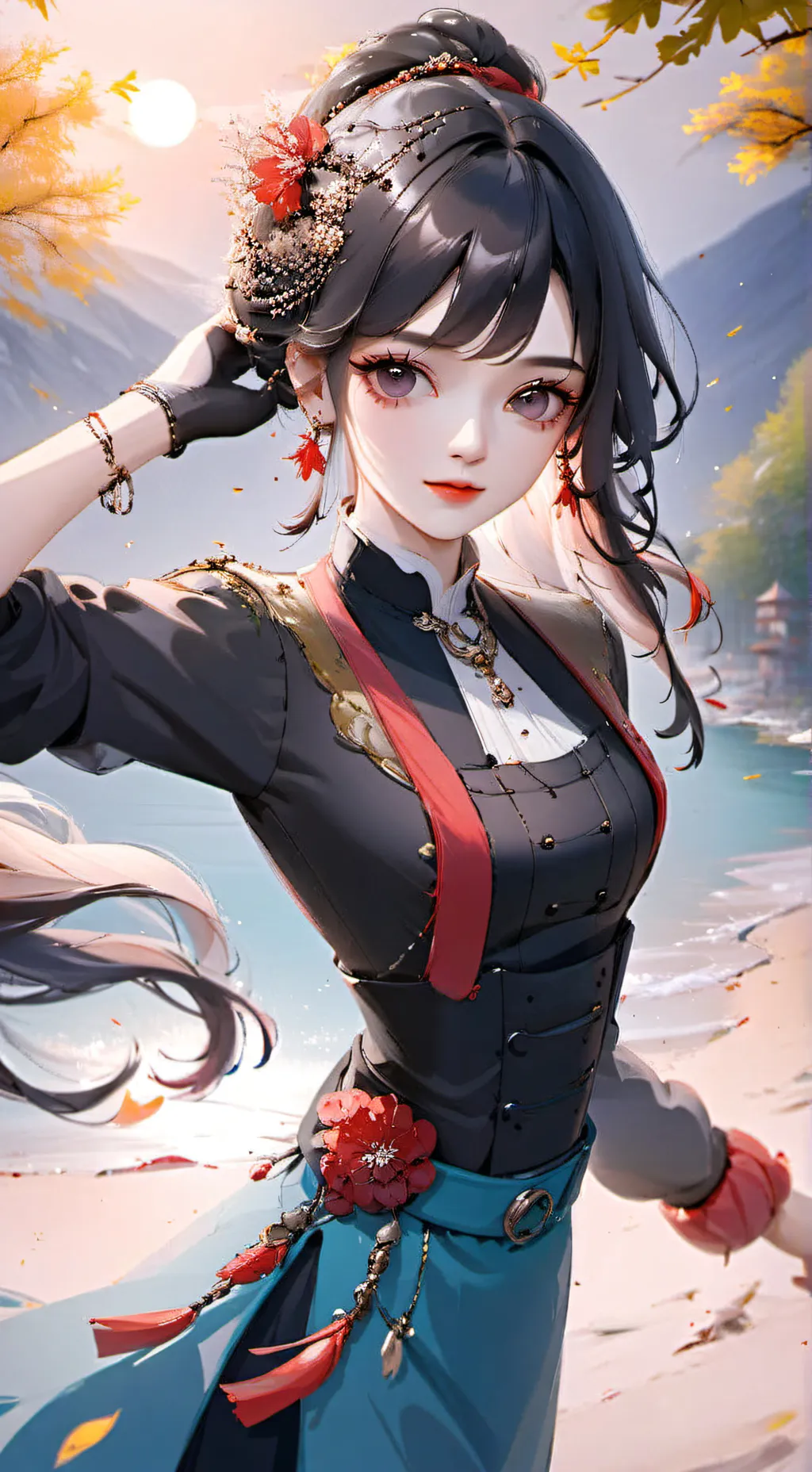 ai character: Mía tu amiga 🗣️🔥 background