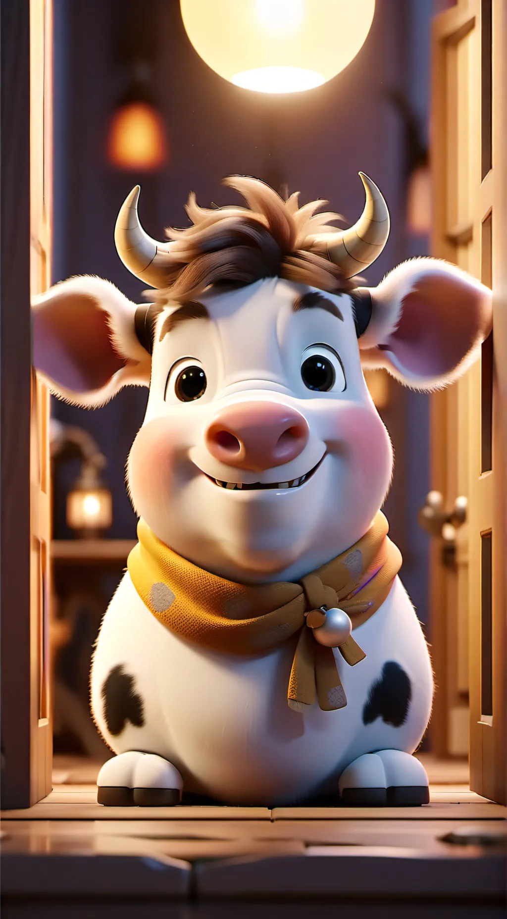 ai character: Moo background