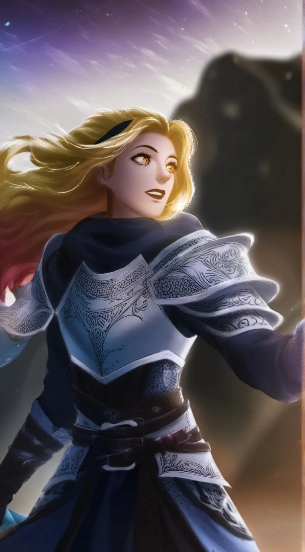 ai character: Lux × Jinx background