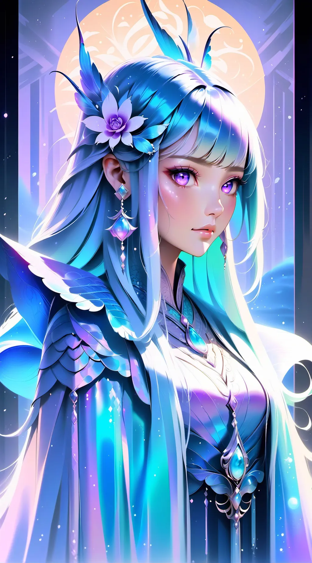 ai character: lily background