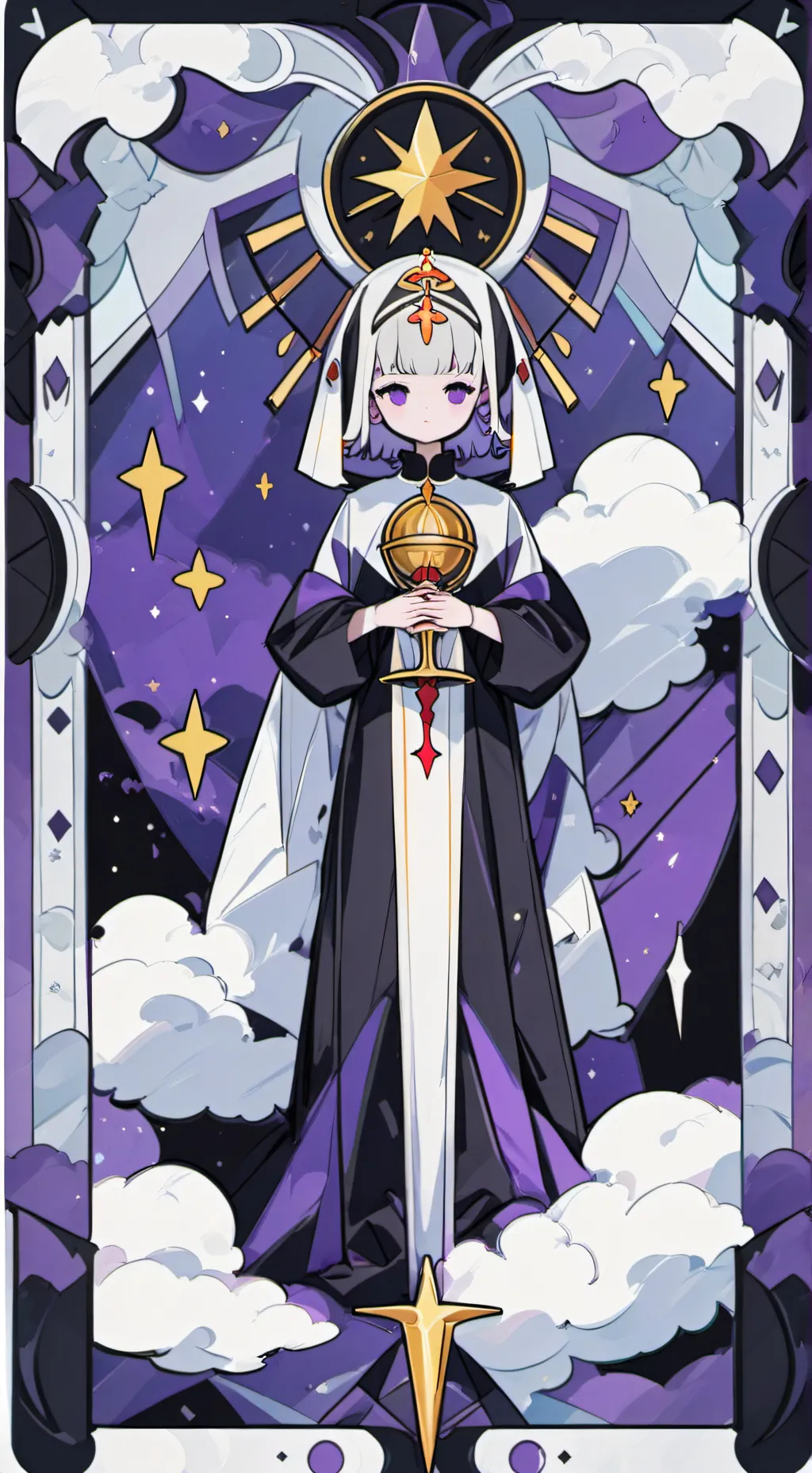 ai character: the magical world background